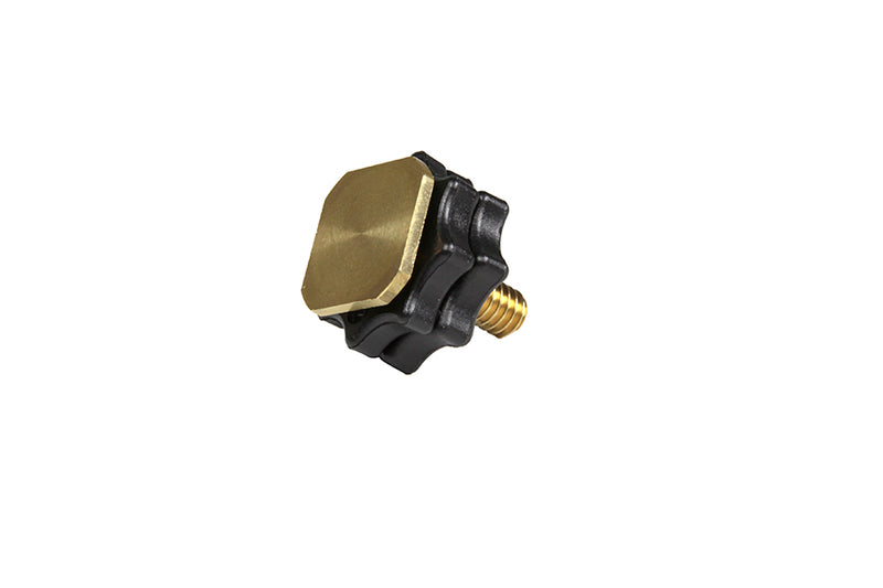BRASS SHOE ADAPTOR WITH 1/4-INCH MALE THREAD